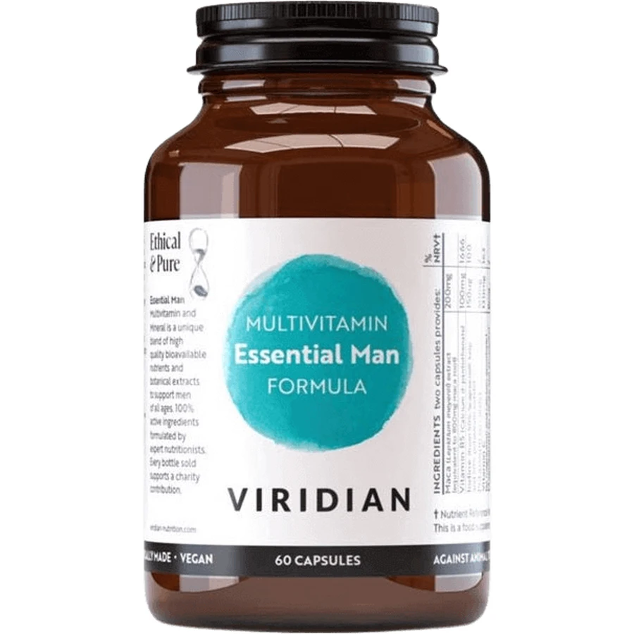 Viridian Essential Man Formula 60 капсул: цены и характеристики