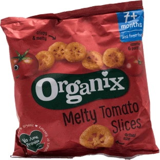 Organix Закуска с кукурузой и помидорами ECO 7+, 20 г
