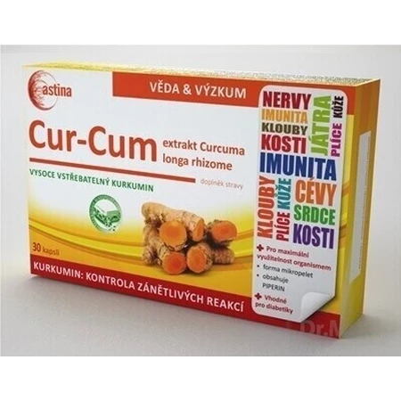 Astina Cur-Cum 1×60 cps, куркумін, що добре засвоюється: ціни та характеристики