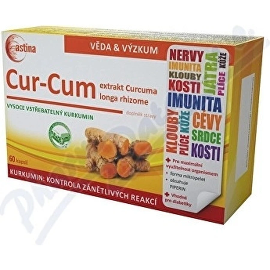 Astina Cur-Cum 1×60 cps, куркумін, що добре засвоюється: ціни та характеристики