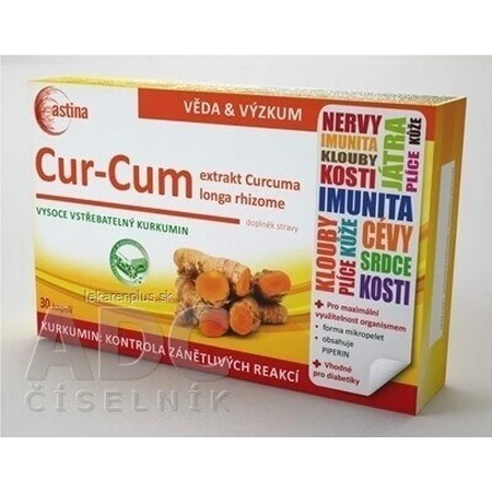 Astina Cur-Cum 1×60 cps, куркумін, що добре засвоюється: ціни та характеристики