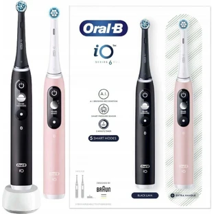 Електрична зубна щітка Oral-B iO Series 6 Pink 1×1, електрична зубна щітка