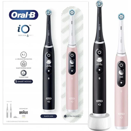 Електрична зубна щітка Oral-B iO Series 6 Pink 1×1, електрична зубна щітка: ціни та характеристики
