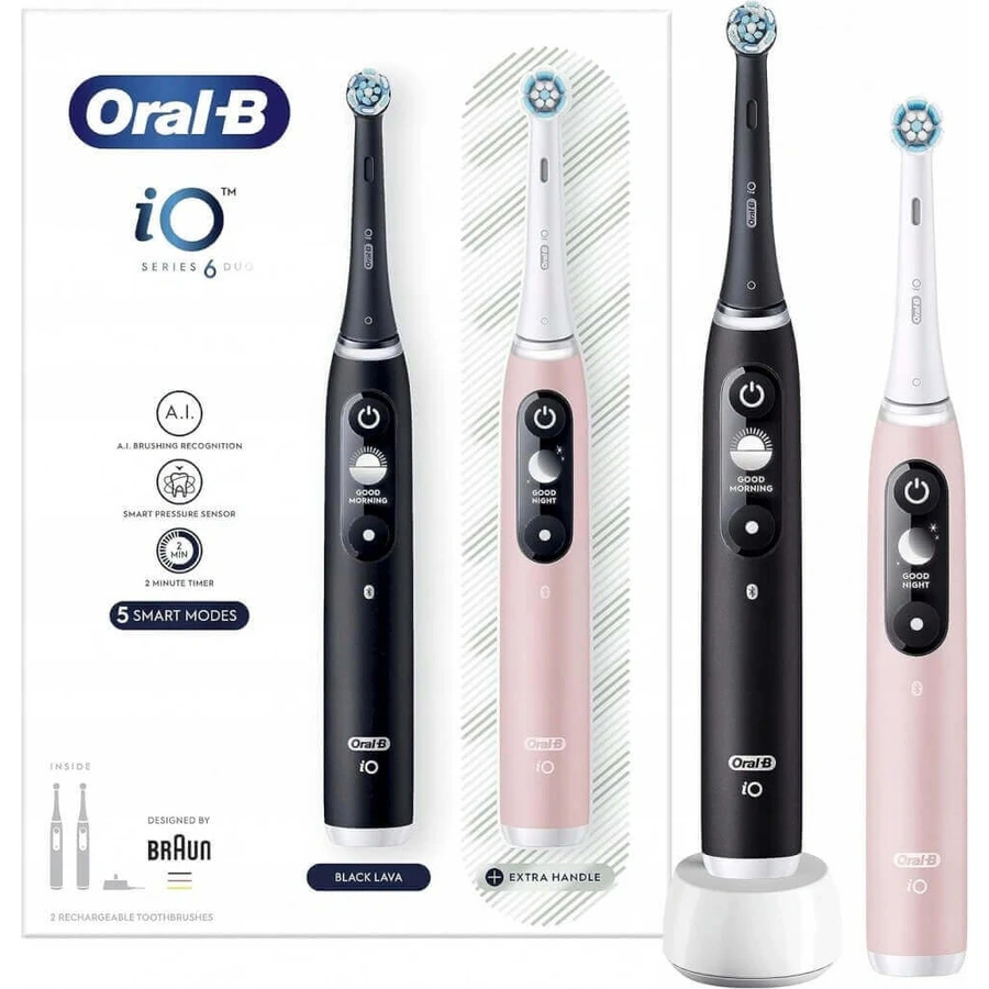 Електрична зубна щітка Oral-B iO Series 6 Pink 1×1, електрична зубна щітка: ціни та характеристики