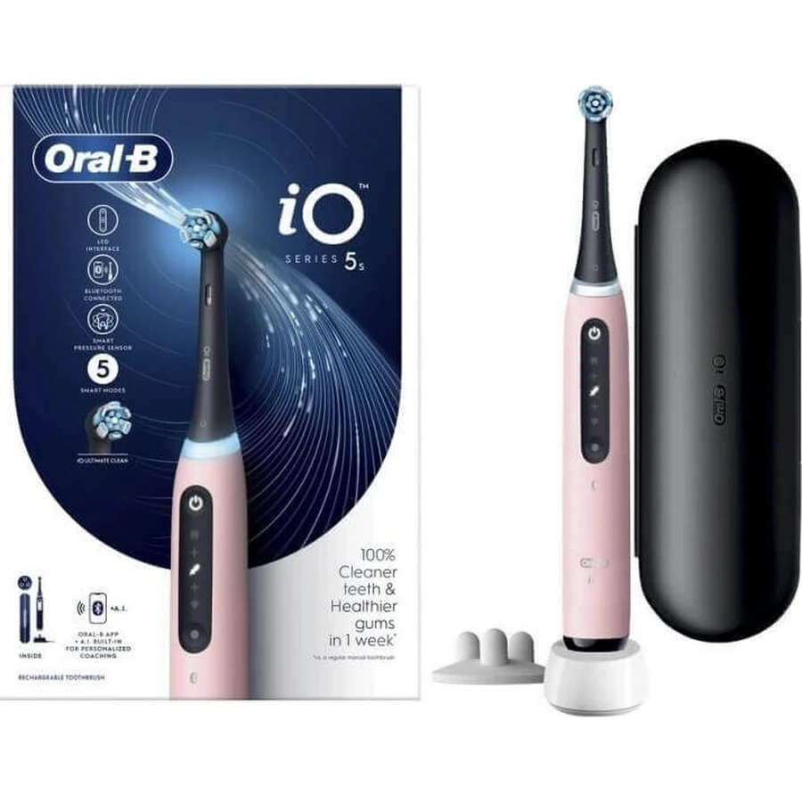 Електрична зубна щітка Oral-B iO Series 6 Pink 1×1, електрична зубна щітка: ціни та характеристики