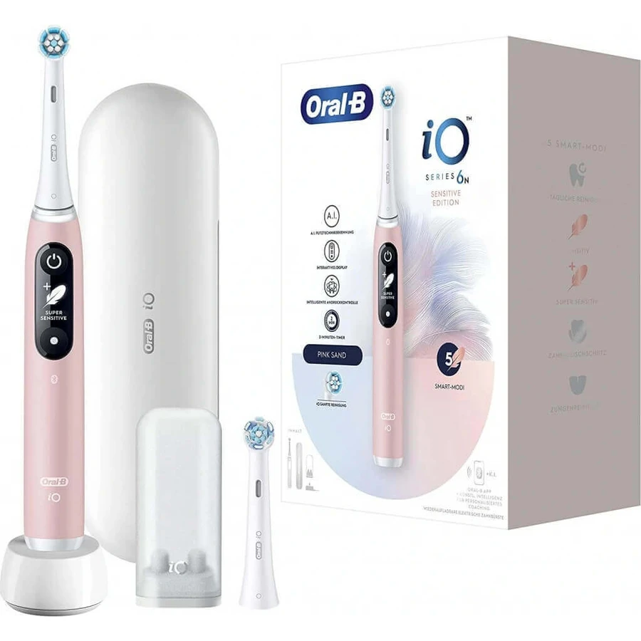 Електрична зубна щітка Oral-B iO Series 6 Pink 1×1, електрична зубна щітка: ціни та характеристики