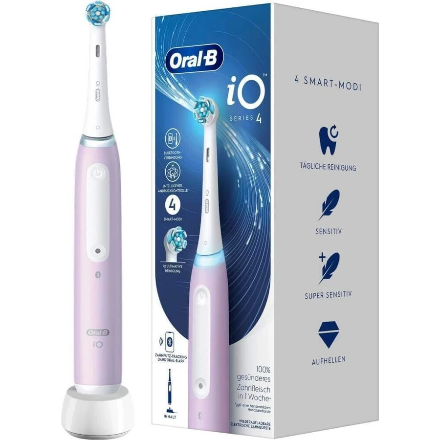 Електрична зубна щітка Oral-B iO Series 6 Pink 1×1, електрична зубна щітка: ціни та характеристики
