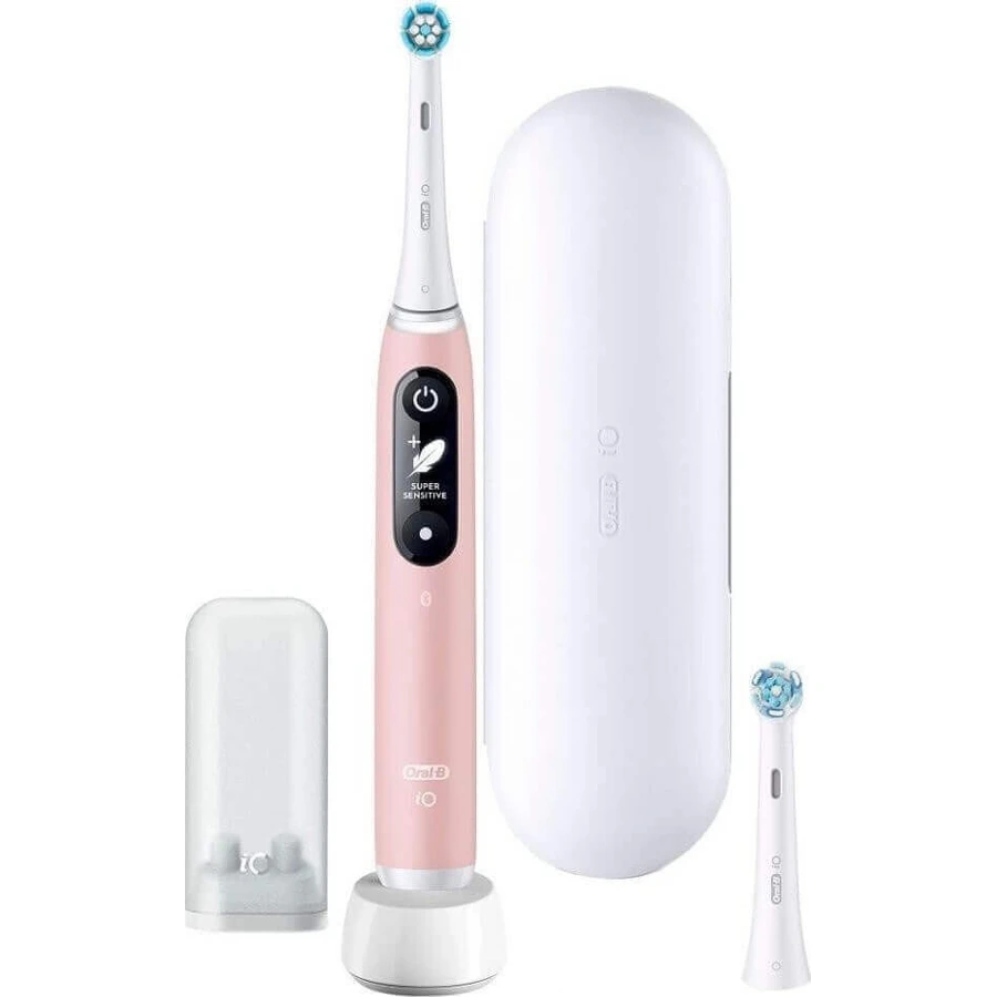 Електрична зубна щітка Oral-B iO Series 6 Pink 1×1, електрична зубна щітка: ціни та характеристики