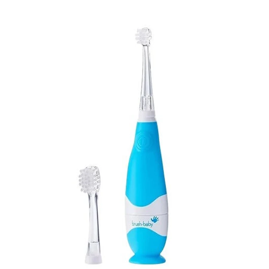 Електрична зубна щітка Brush Baby Babysonic 0-3 роки, блакитна: ціни та характеристики