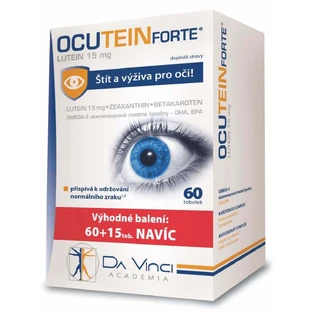Ocutein FORTE Лютеїн 15 мг - DA VINCI 75 капсул