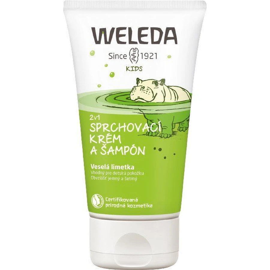 Weleda 2 в 1 крем для душу та ампула Веселий лайм 150 мл: ціни та характеристики