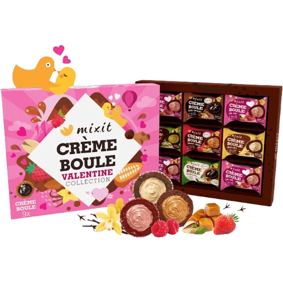 Mixit Valentine's Bouleniere - Дегустационный набор кремовых булочек 270 г: цены и характеристики