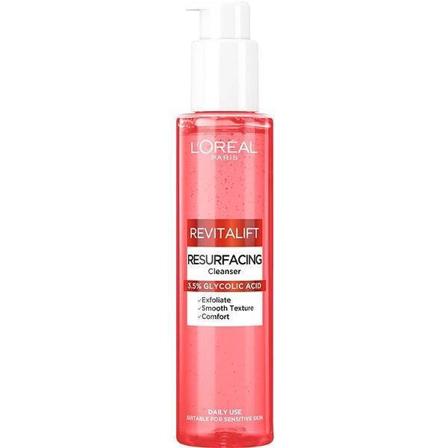 L´Oréal Paris Revitalift Glycolic Exfoliating Cleansing Gel with 3.5% Glycolic Acid 1×150 ml, Очищающий гель: цены и характеристики