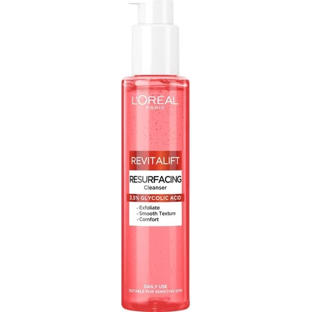 L´Oréal Paris Revitalift Glycolic Exfoliating Cleansing Gel with 3.5% Glycolic Acid 1×150 ml, Очищающий гель: цены и характеристики