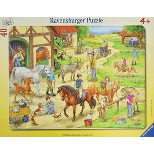 Пазл "Рамочная ферма", +4 года, 40 деталей, Ravensburger