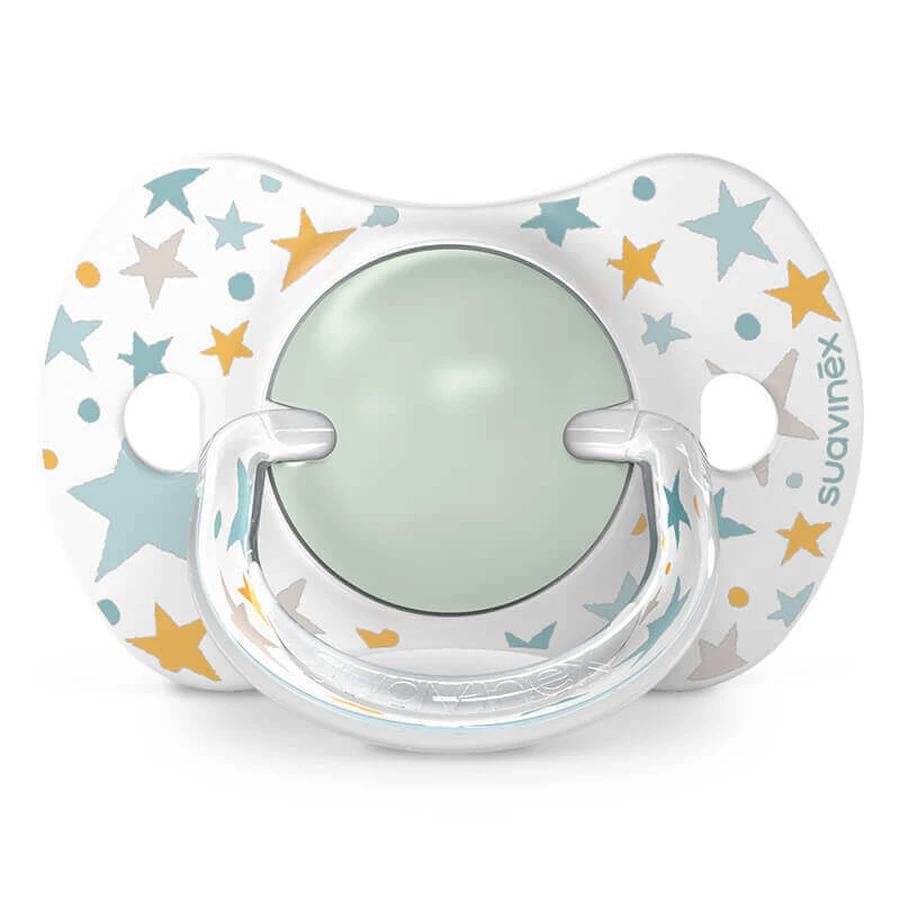 Suavinex Dreams SX Pro, физиологический манекен, силикон, зеленый, 6-18 месяцев, 2 штуки: цены и характеристики