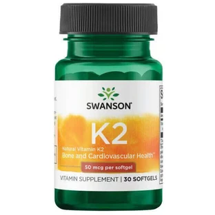 Ультранатуральный витамин K2, 50 мг, 30 капсул, Swanson
