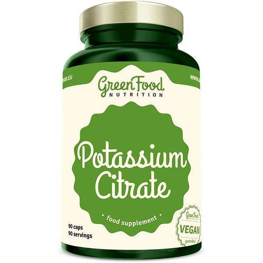 GreenFood Nutrition Цитрат калия 1×90 капс, пищевая добавка: цены и характеристики