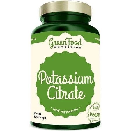 GreenFood Nutrition Цитрат калия 1×90 капс, пищевая добавка: цены и характеристики