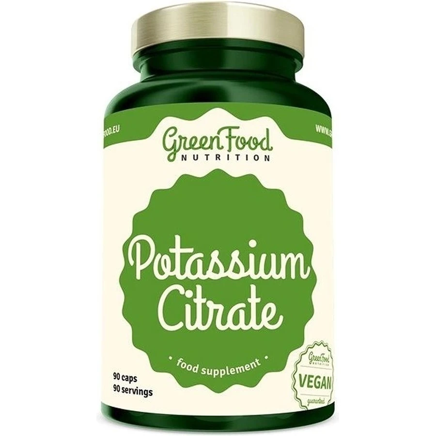 GreenFood Nutrition Цитрат калия 1×90 капс, пищевая добавка: цены и характеристики