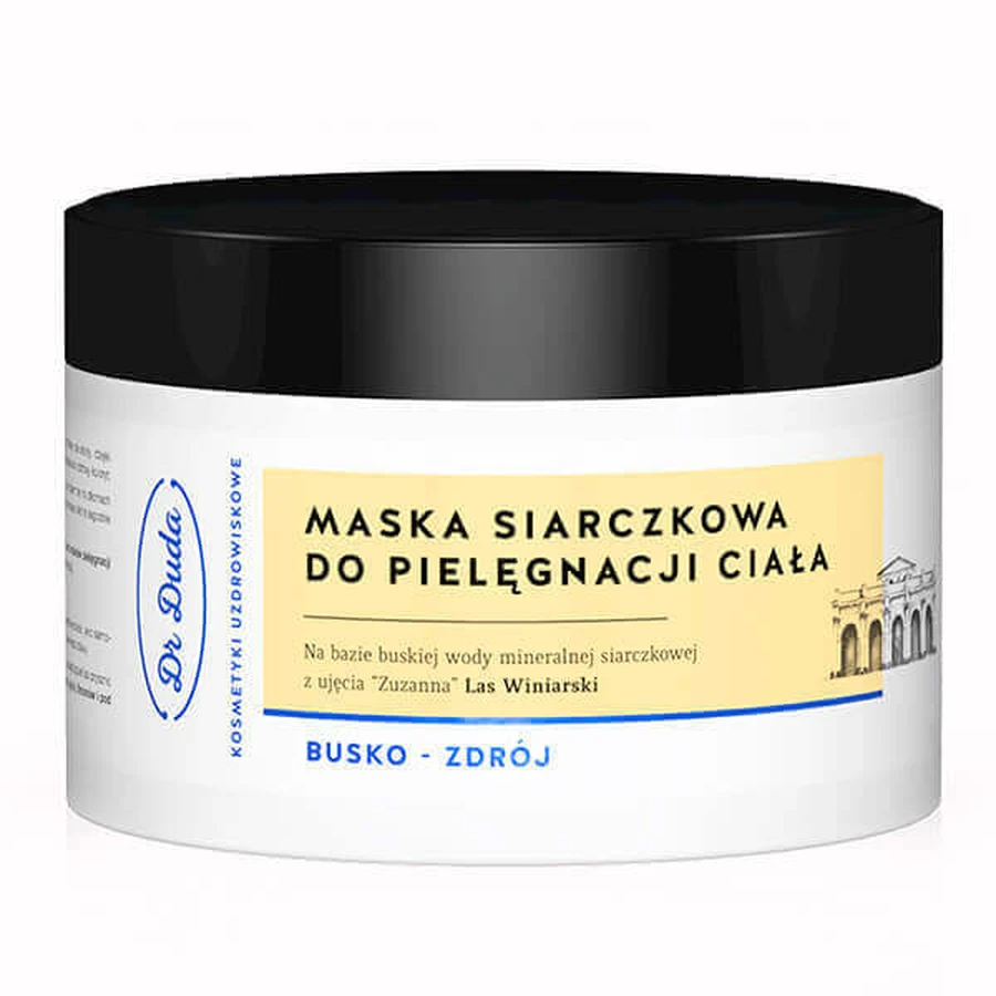 Dr Duda, сульфідна маска для догляду за тілом, 200 г: ціни та характеристики