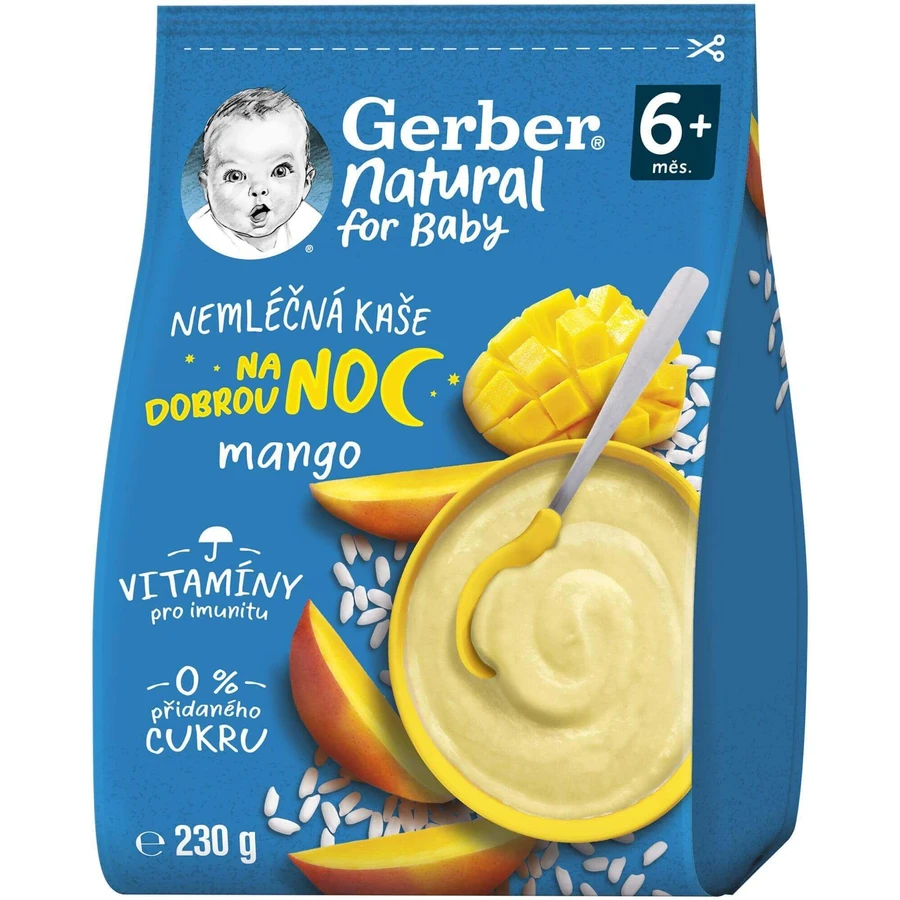 Gerber Натуральный немолочный каа манго Спокойной ночи 230 г: цены и характеристики