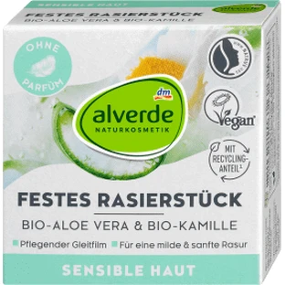 Alverde Naturkosmetik Spun тверда паста для гоління, 50 г