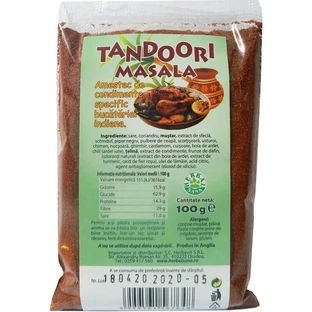 Суміш індійських спецій, Тандурі Масала, 100 г, Herbal Sana
