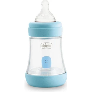 CHICCO Пляшечка дитяча Perfect 5 силіконова, 150 мл для хлопчика 1×1 шт, дитяча пляшечка