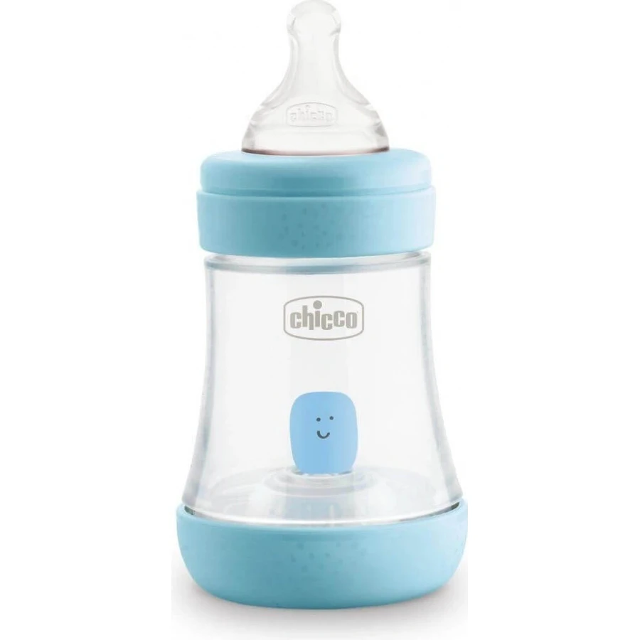 CHICCO Пляшечка дитяча Perfect 5 силіконова, 150 мл для хлопчика 1×1 шт, дитяча пляшечка: ціни та характеристики