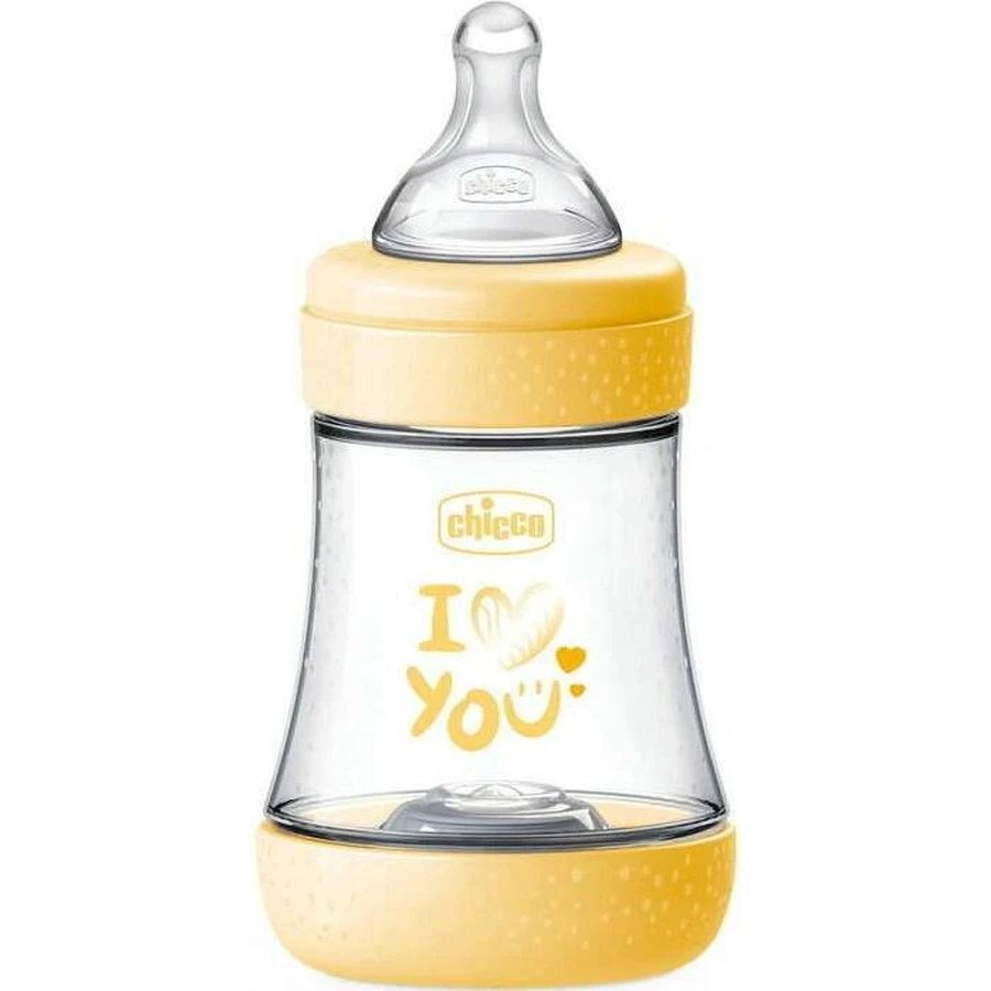 CHICCO Пляшечка дитяча Perfect 5 силіконова, 150 мл для хлопчика 1×1 шт, дитяча пляшечка: ціни та характеристики