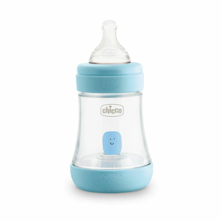 CHICCO Пляшечка дитяча Perfect 5 силіконова, 150 мл для хлопчика 1×1 шт, дитяча пляшечка: ціни та характеристики