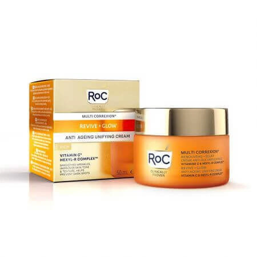 Антивозрастной крем Multi Correxion Revive + Glow с витамином С, 50 мл, Roc: цены и характеристики