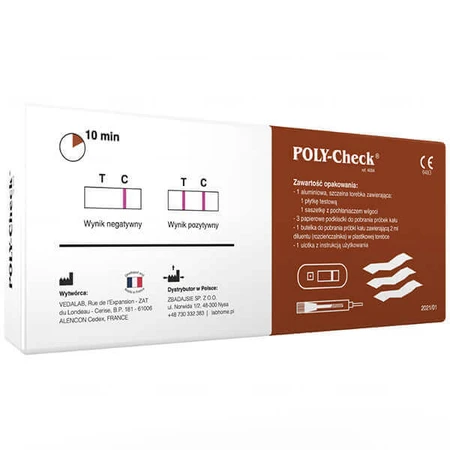 LabHome Poly-Check, FOB тест на приховану кров у фекаліях, 1 шт.: ціни та характеристики