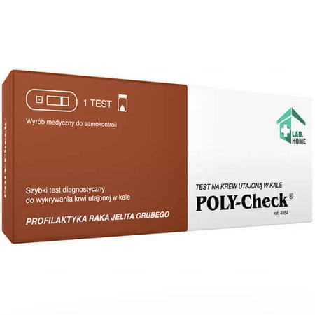 LabHome Poly-Check, FOB тест на приховану кров у фекаліях, 1 шт.: ціни та характеристики