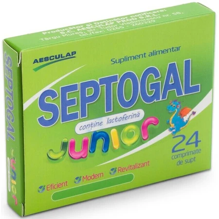Септогал Джуниор Aesculap Septogal Junior, 24 таблетки: цены и характеристики