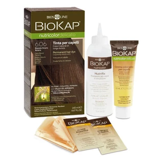 Biokap Nutricolor Delicato, краска для волос, 6.06 темный блондин, 140 мл