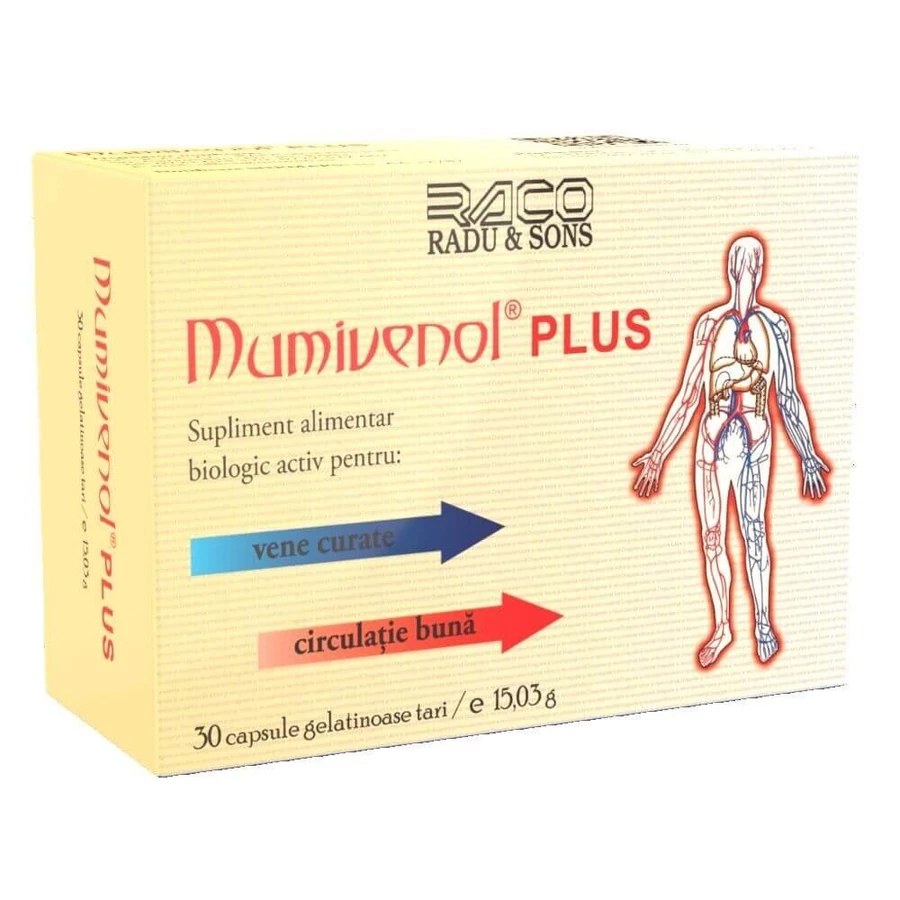 Мумивенол Плюс, 30 капсул, Radu & Sons: цены и характеристики