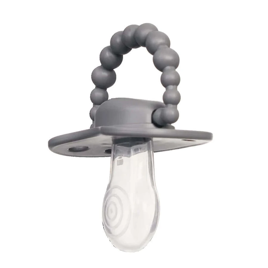 Luu Kids, пустышка, позиционирование, силикон, Lovely Gray, 0-3 месяца, 1 шт.: цены и характеристики