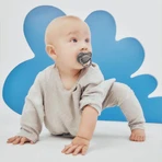 Luu Kids, пустышка, позиционирование, силикон, Lovely Gray, 0-3 месяца, 1 шт.: цены и характеристики