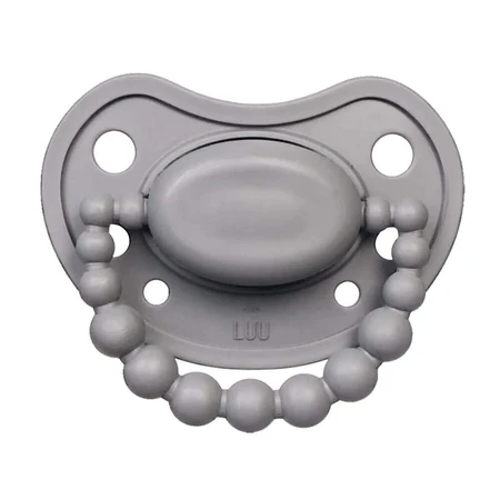 Luu Kids, пустышка, позиционирование, силикон, Lovely Gray, 0-3 месяца, 1 шт.: цены и характеристики