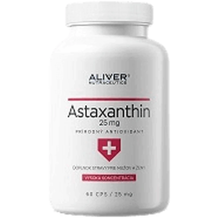 Aliver Nutraceutics Астаксантин 25 мг 60 капсул: ціни та характеристики
