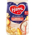 HAMI Mliena kaa манная каша банановая с персиком 1×210 г, манная каа: цены и характеристики