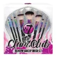 Набір з 8 пензликів для макіяжу, W7, The Clam Club Rainbow, сумка для зберігання в комплекті