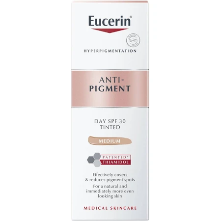 Eucerin ANTI-PIGMENT Дневной крем SPF 30 - тонирующий (средне-темный) 50 мл: цены и характеристики