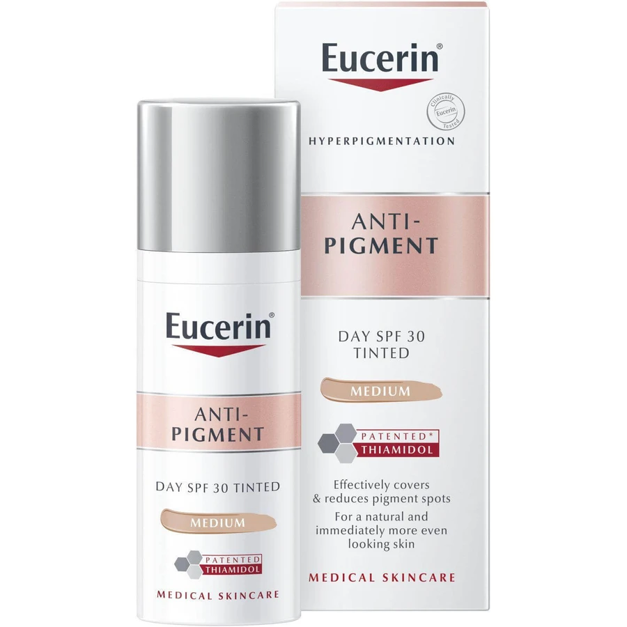 Eucerin ANTI-PIGMENT Дневной крем SPF 30 - тонирующий (средне-темный) 50 мл: цены и характеристики