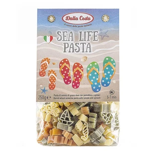 Макароны Sea Life трехцветные из твердых сортов пшеницы, 250 г, Dalla Costa