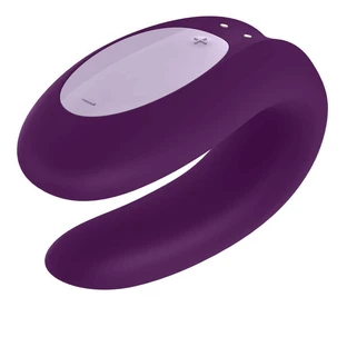 Satisfyer Double Joy Partner Вибратор для пар с управлением через приложение Violet