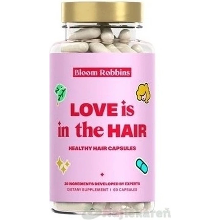 LOVE is in the HAIR - Капсули для здорового волосся 1×60 шт, дієтична добавка: ціни та характеристики