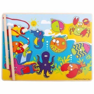 Магнитная игра-рыбалка Морские животные, + 18 месяцев, Big Jigs